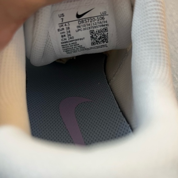 Nike Zoom Bella 6 White Light Armoury Blue Women's Gym Shoes Size 7 DR5720-106​ - Picture 9 of 10